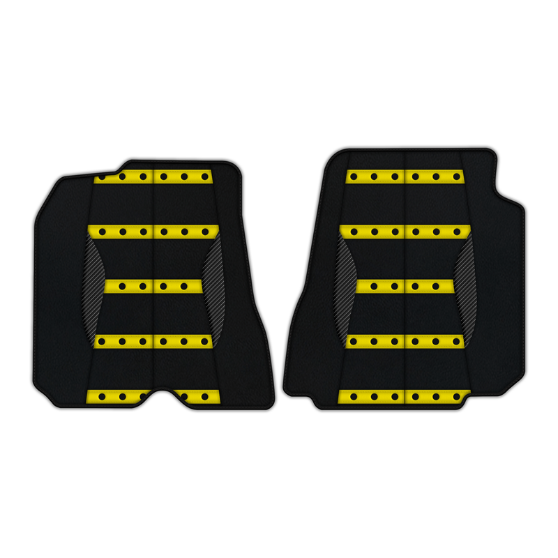 Customizable Leather Floor Mats with AW22 Pattern for Ferrari F12 Berlinetta (2012-2022)