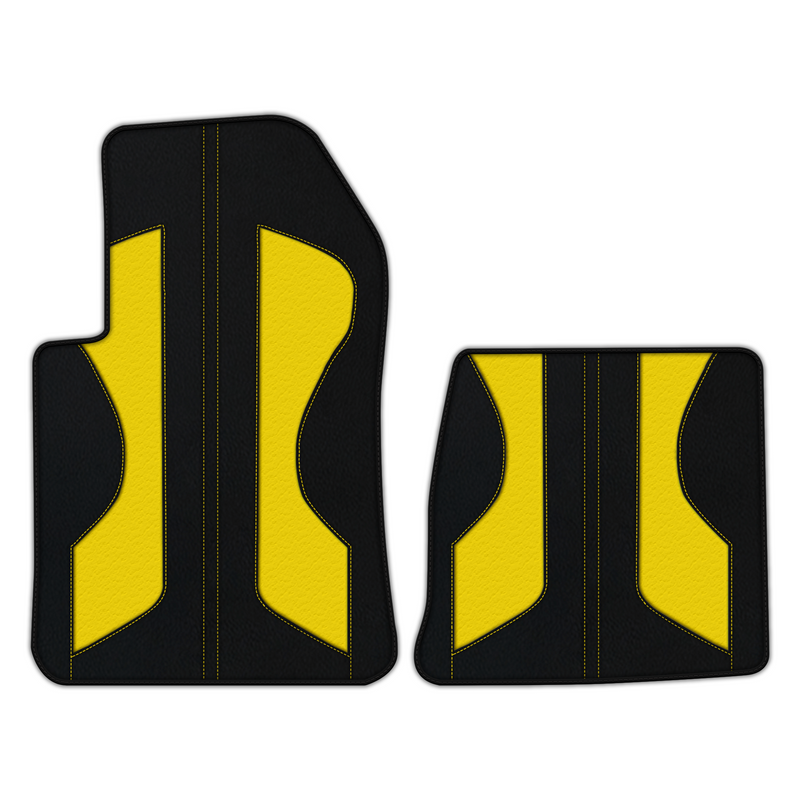 Customizable Leather Floor Mats with Pattern ER56 V2 Edition for Ferrari 599 Coupe (2006-2012)