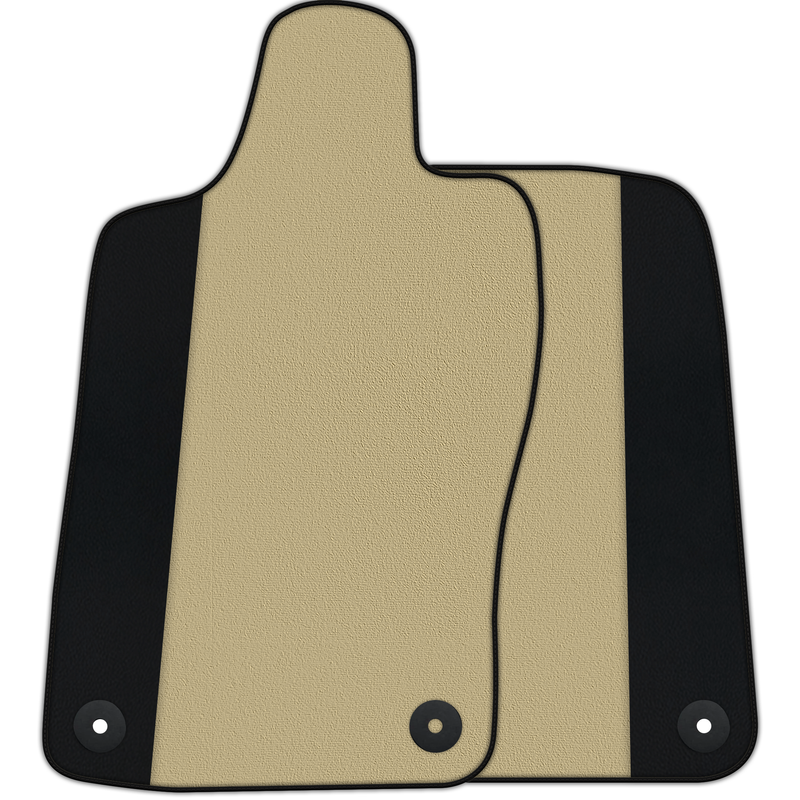 Customizable Floor Mats From Carpet With Leather for Aston Martin DB11 (2016–2023)