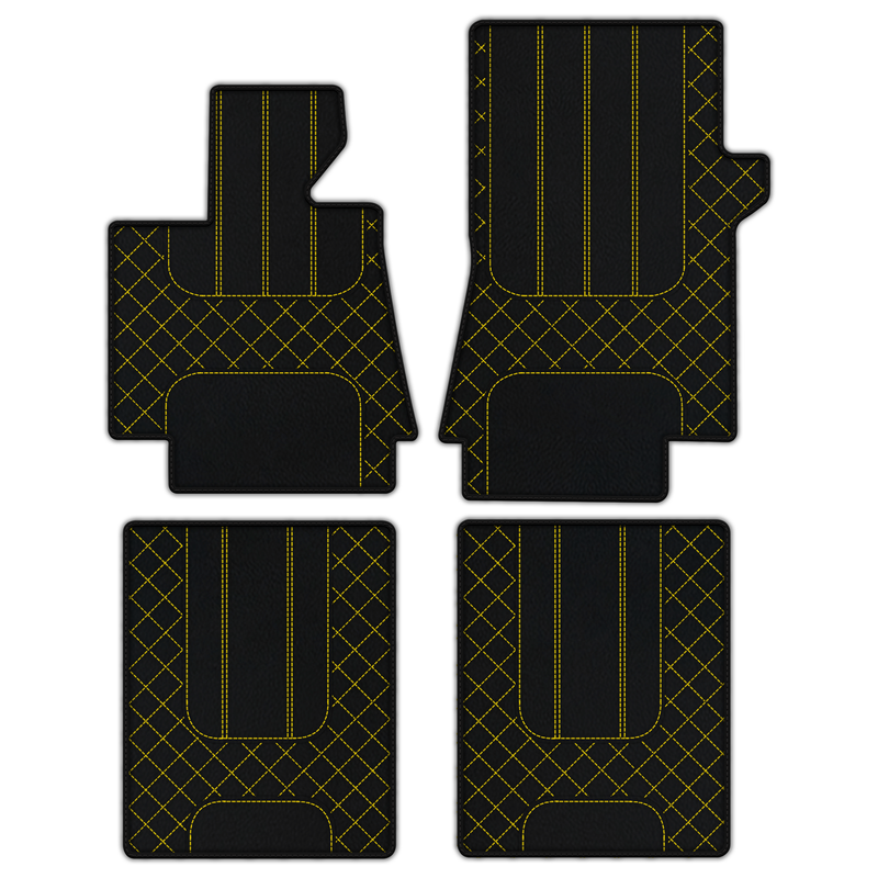 Customizable Leather Floor Mats with AW1 Pattern for Bentley Arnage T (1998-2009)