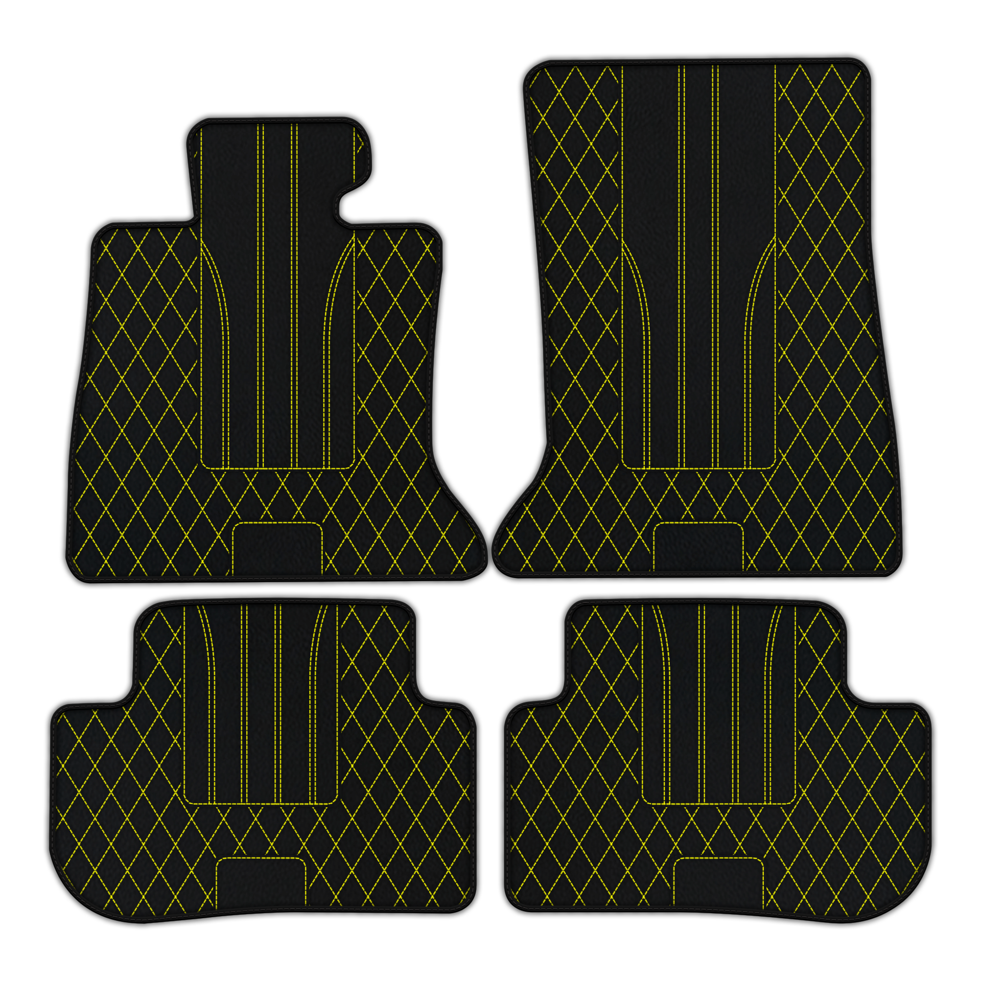 Customizable Leather Floor Mats with AW12 Pattern for Rolls Royce Wraith (2013–2023) - AutoWin