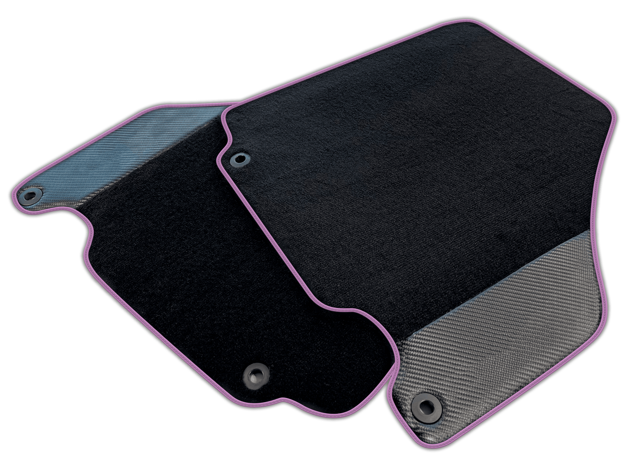 Carbon Fiber Black Floor Mats for Ferrari 360 (1999-2005) | Various Trim Colors
