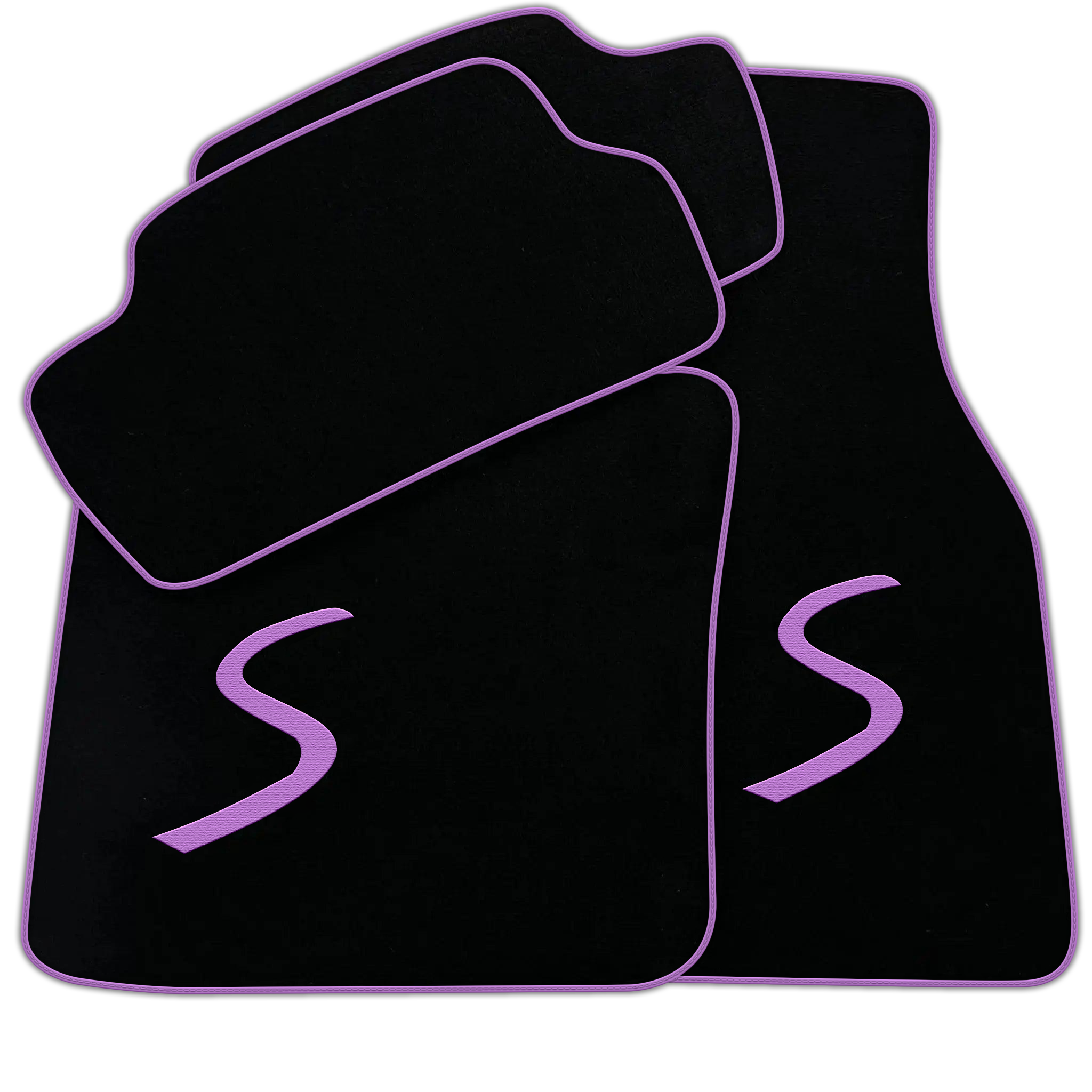 Black Floor Mats for Mini Cooper / One R53 (2001-2007) Cooper S