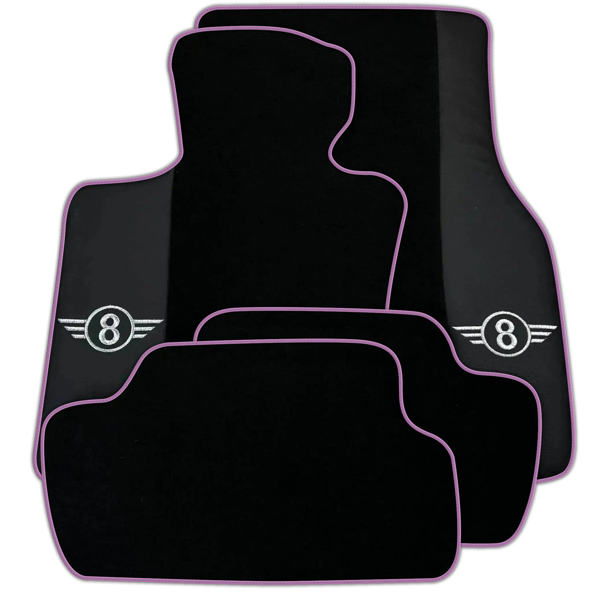 Black Floor Mats for Mini Cooper / One F56 3-Doors (2014-2023) Various Trim Colors