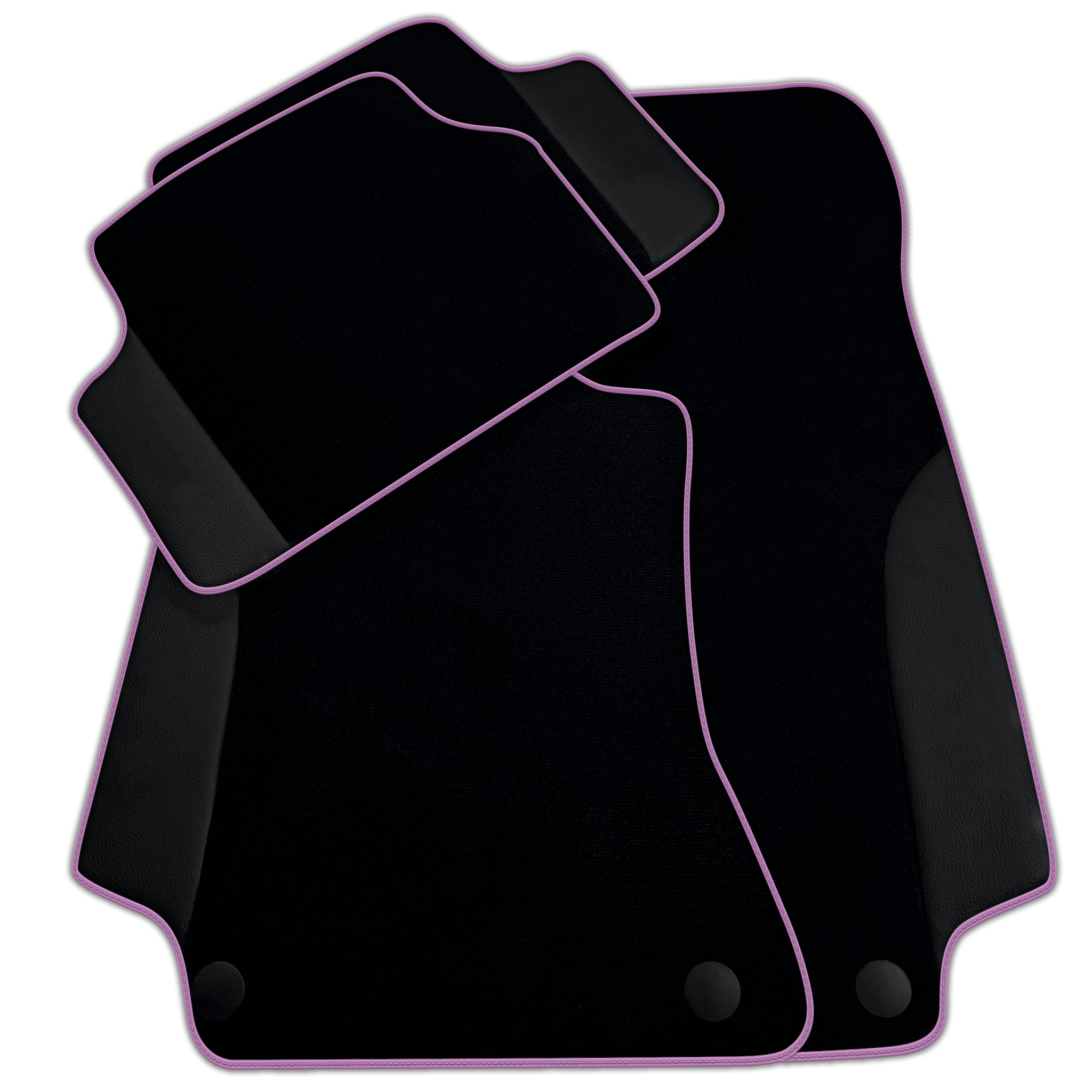 Customizable Black Floor Mats For Mercedes Benz S-Class W126 (1979-1991)