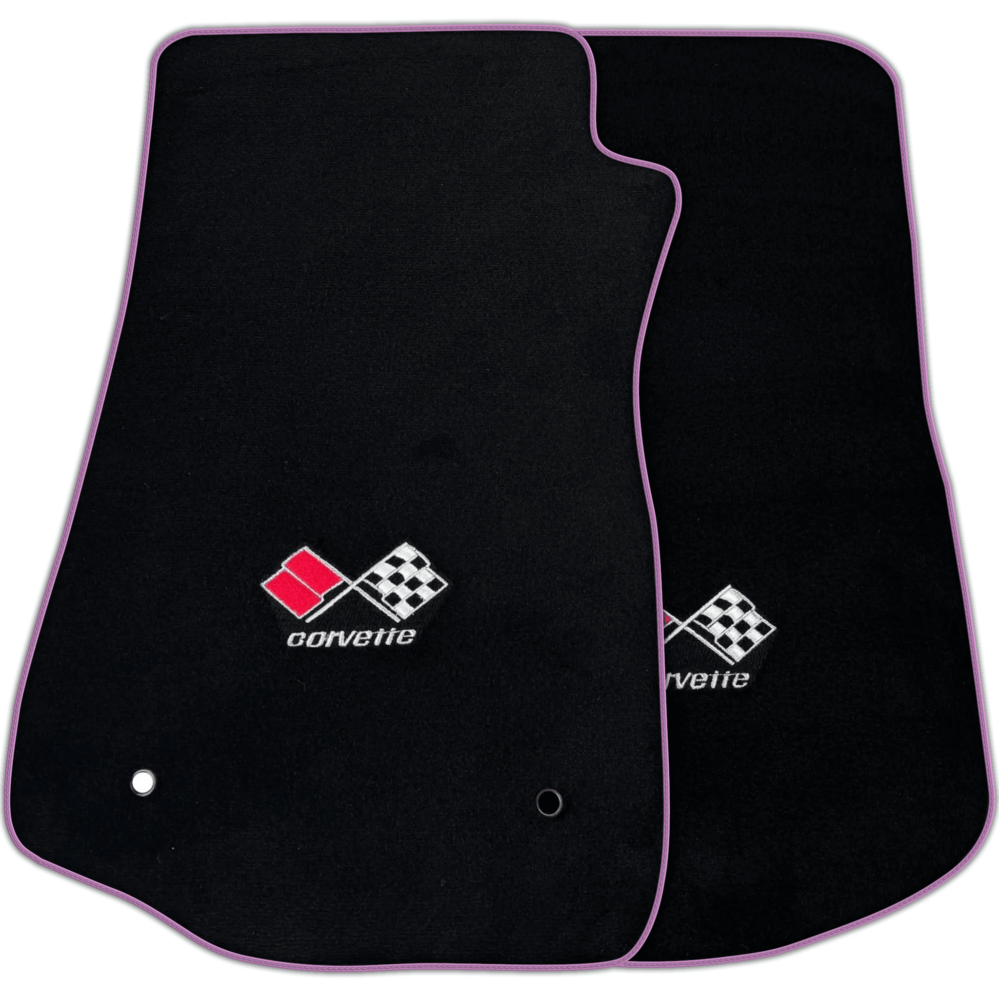 Black Floor Mats for Chevrolet Corvette C3 (1968-1982) | Various Trim Colors