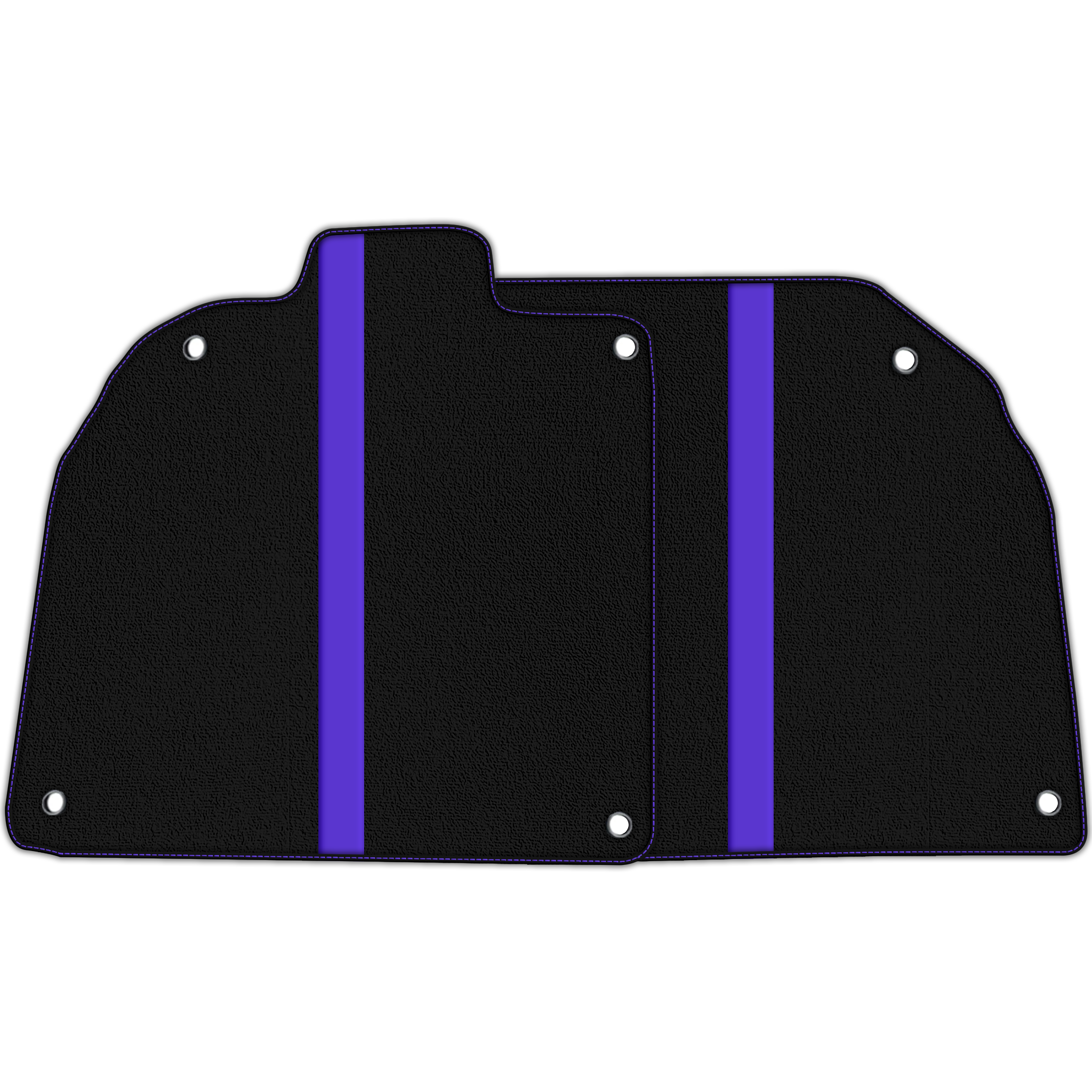 Custom Black Floor Mats with Leather for Lamborghini Aventador SV