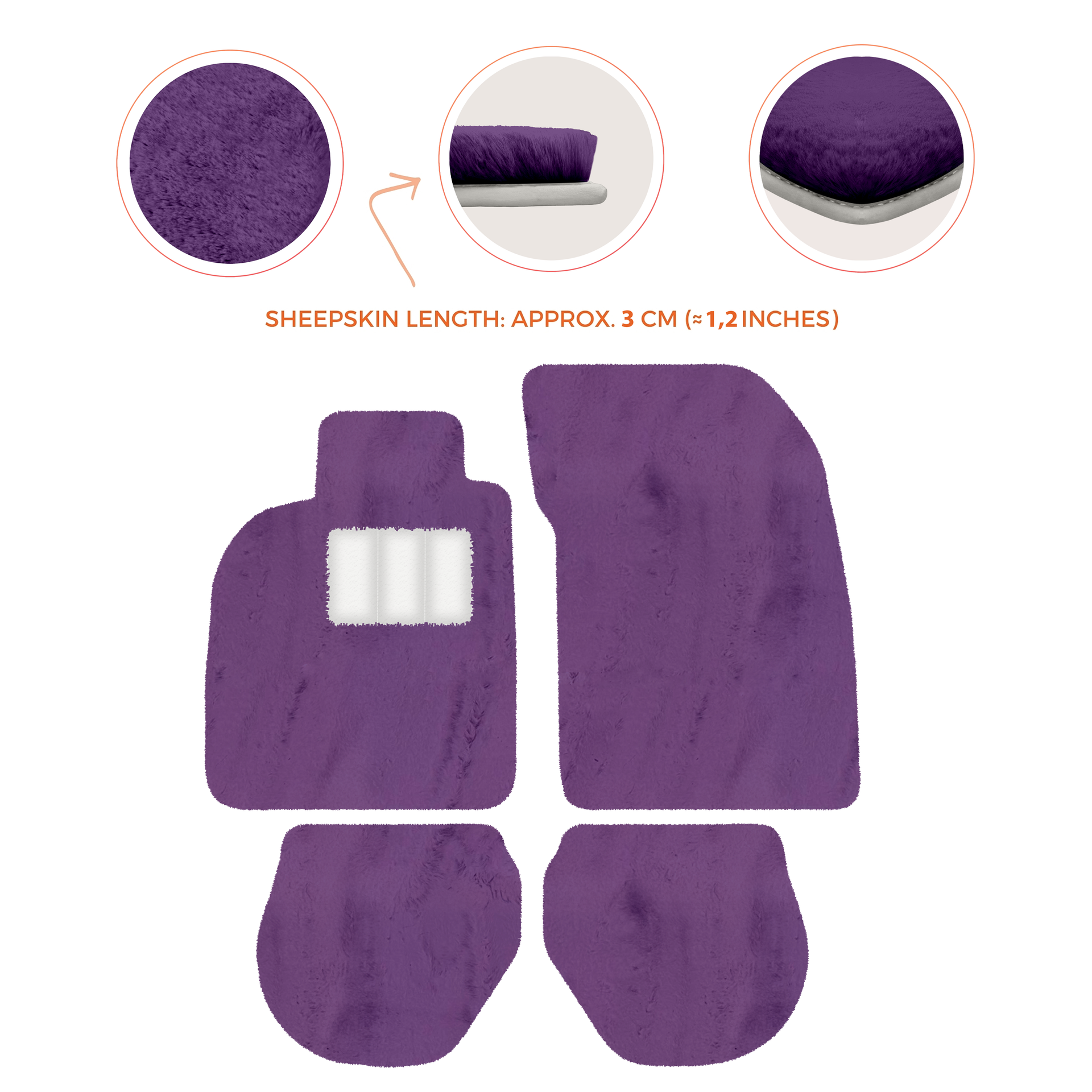 Customizable Leather Floor Mats with Interlaced Hex Pattern for Porsche 911 - 993 (1994-1998) - AutoWin