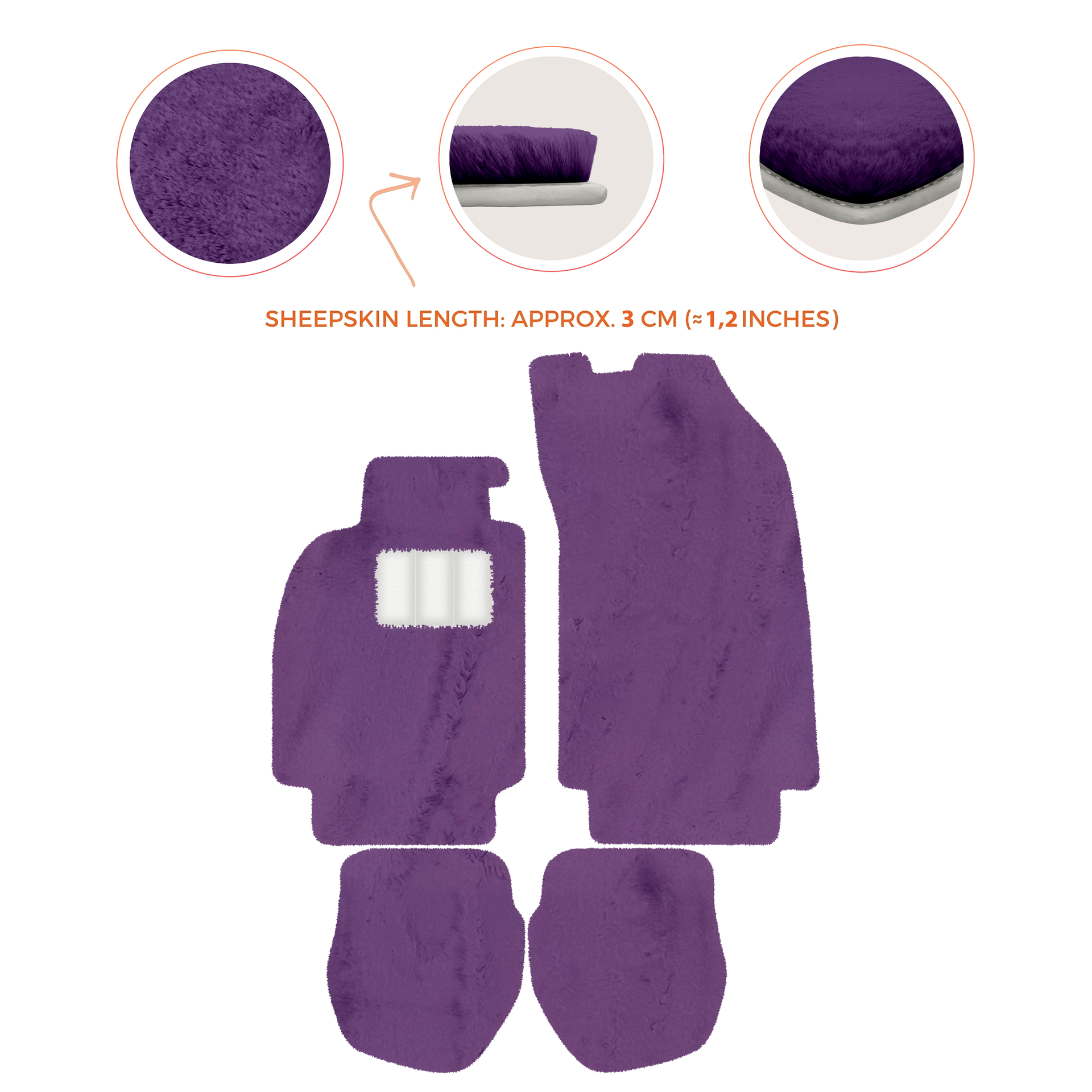 Light Blue Floor Mats for Porsche 964 (1989-1994) with Leather - AutoWin