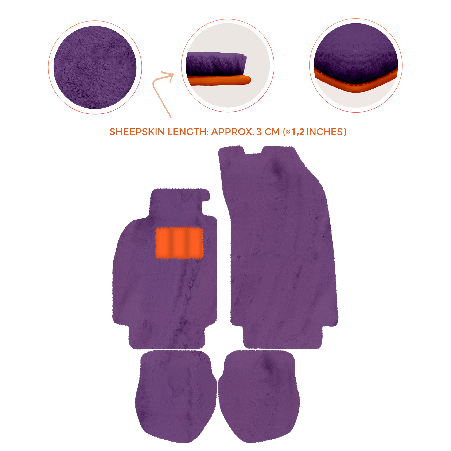 Light Blue Floor Mats for Porsche 964 (1989-1994) with Leather - AutoWin