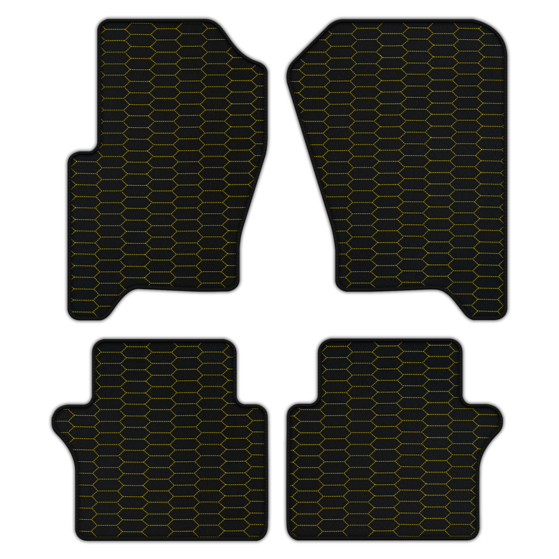 Customizable Leather Floor Mats with Raptor Hex Pattern for Range Rover Sport (2010-2013)