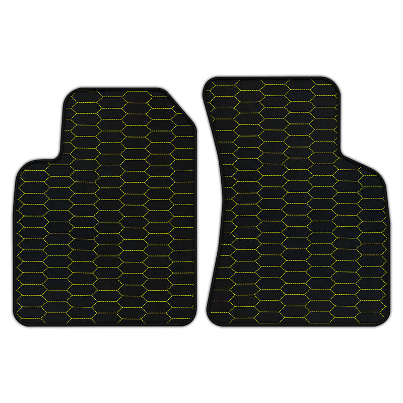 Customizable Leather Floor Mats with Raptor Hex Pattern for Audi TT MK1 Coupe (1998-2006)