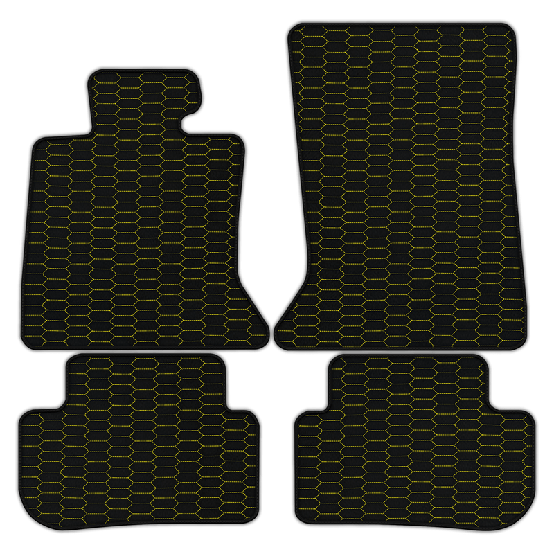 Tapis de voiture en cuir personnalisables avec motif hexagonal Raptor pour Rolls Royce Wraith (2013–2023)