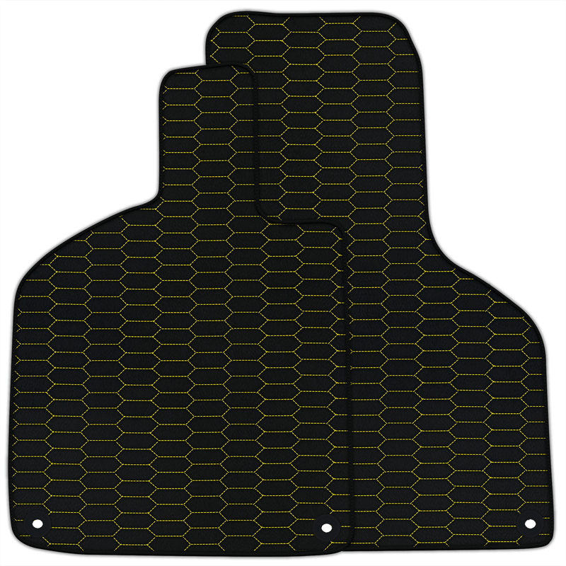 Customizable Leather Floor Mats with Raptor Hex Pattern for Lamborghini Huracan Sterrato (2023-2024)