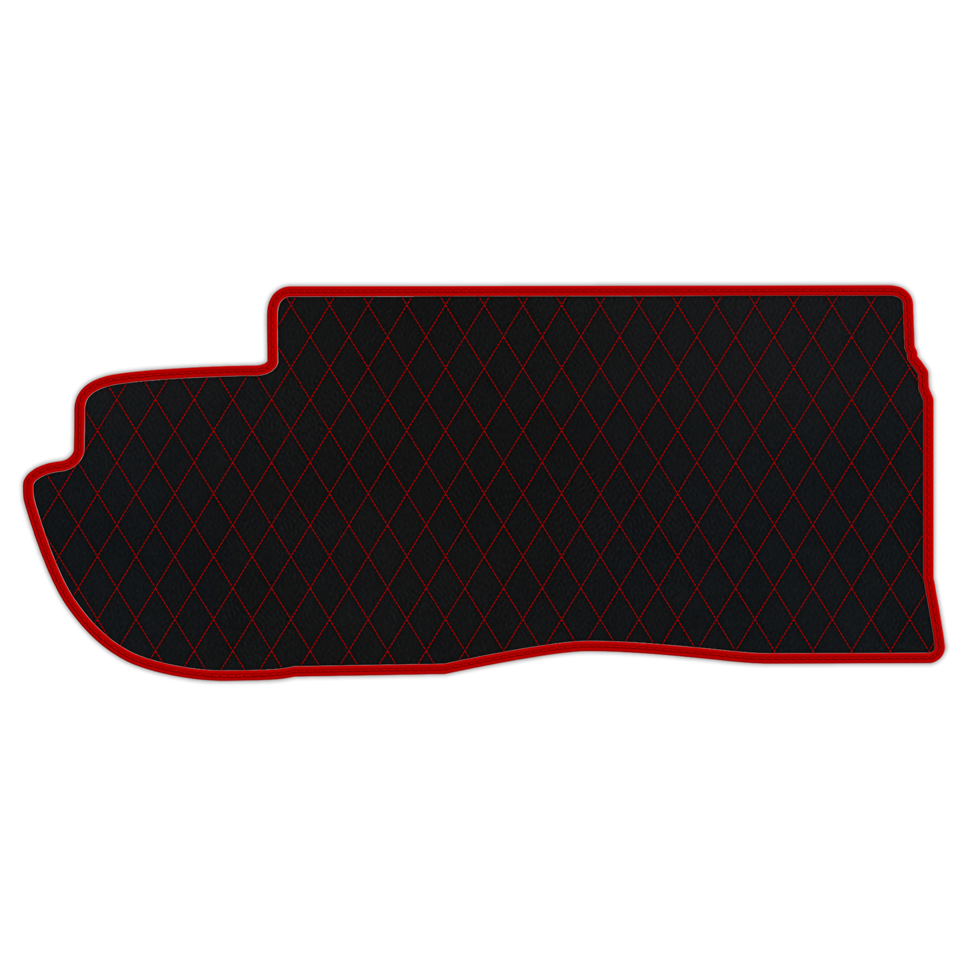 Custom Black Leather Floor Mats for Ferrari 599 Coupe (2006-2012)
