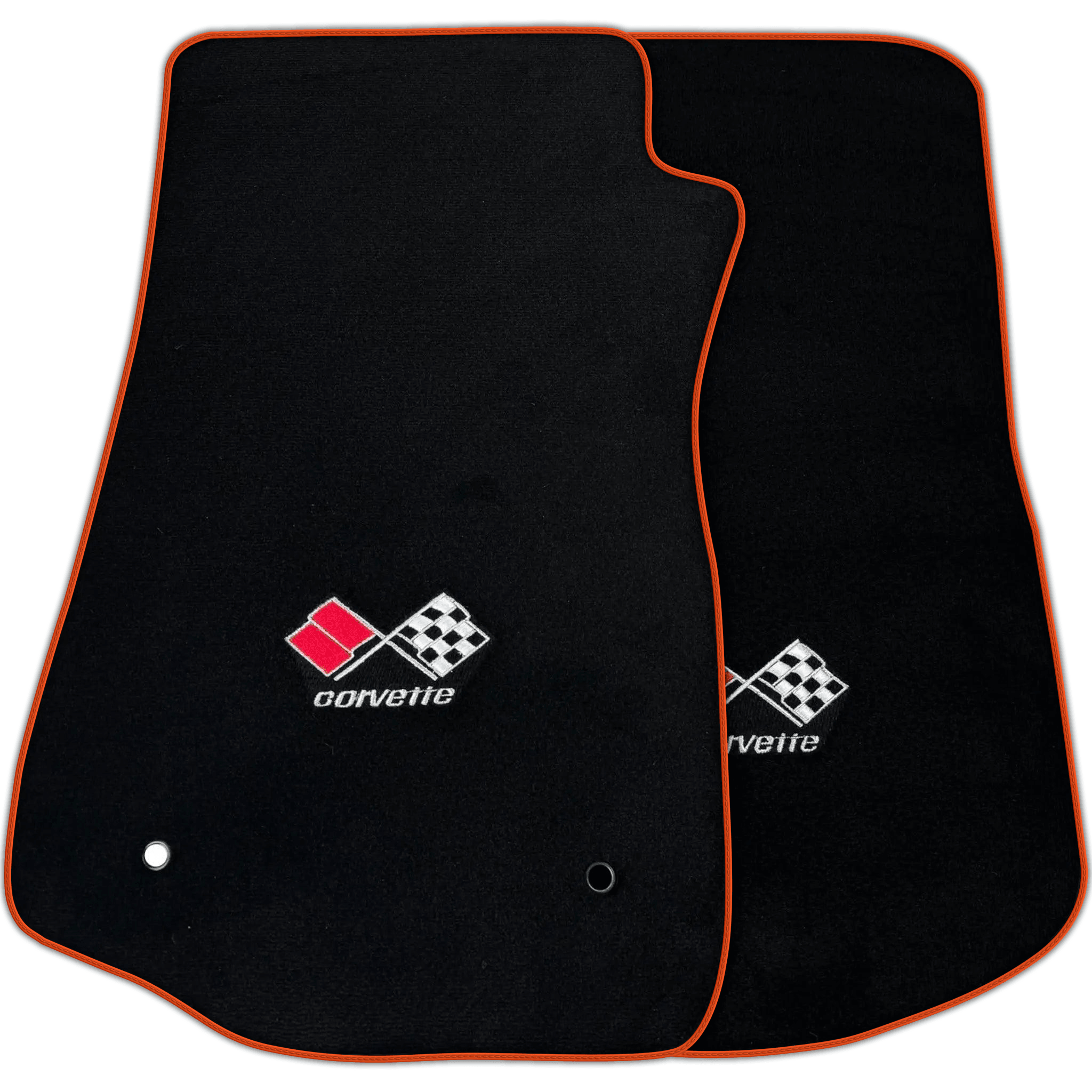 Black Floor Mats for Chevrolet Corvette C3 (1968-1982) | Various Trim Colors