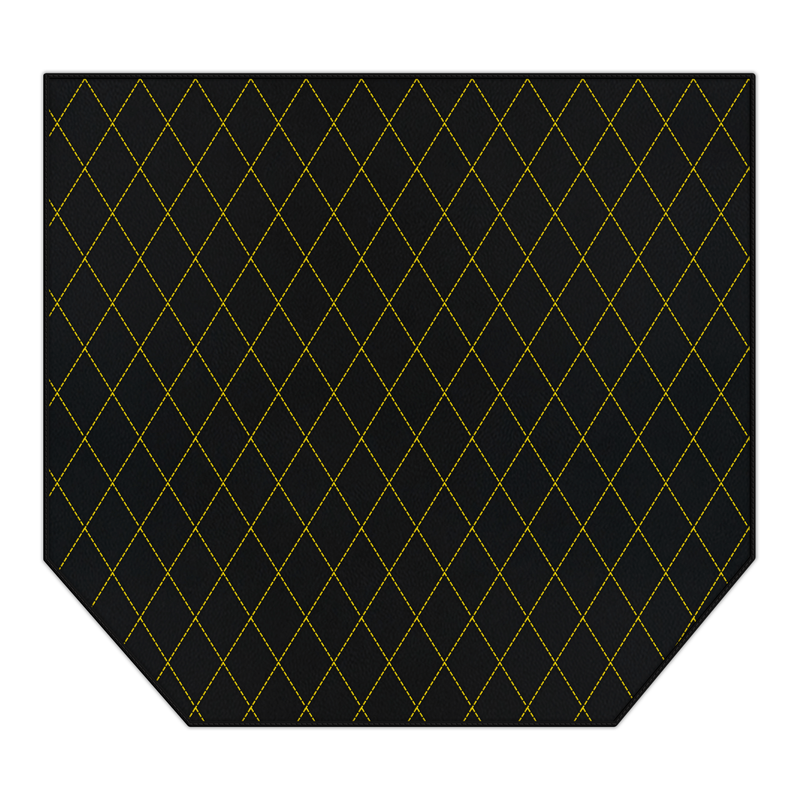 Anpassbare Kofferraummatten aus Leder mit einfarbigem Rautenmuster für Ferrari 360 (1999-2005)