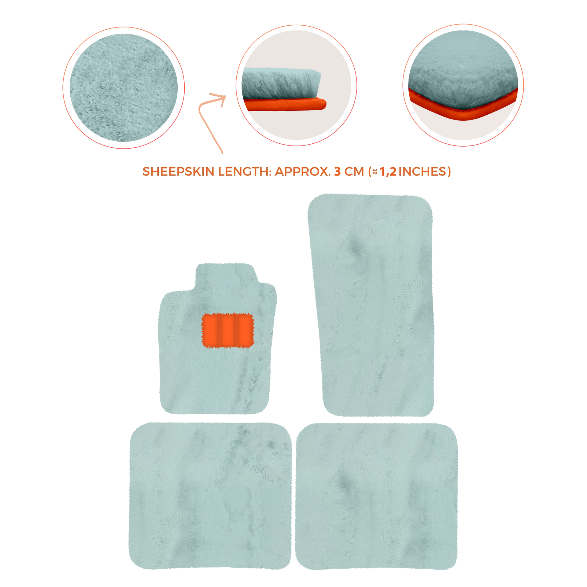 Premium Sheepskin Floor Mats for Bentley Bentayga (2015-2023)