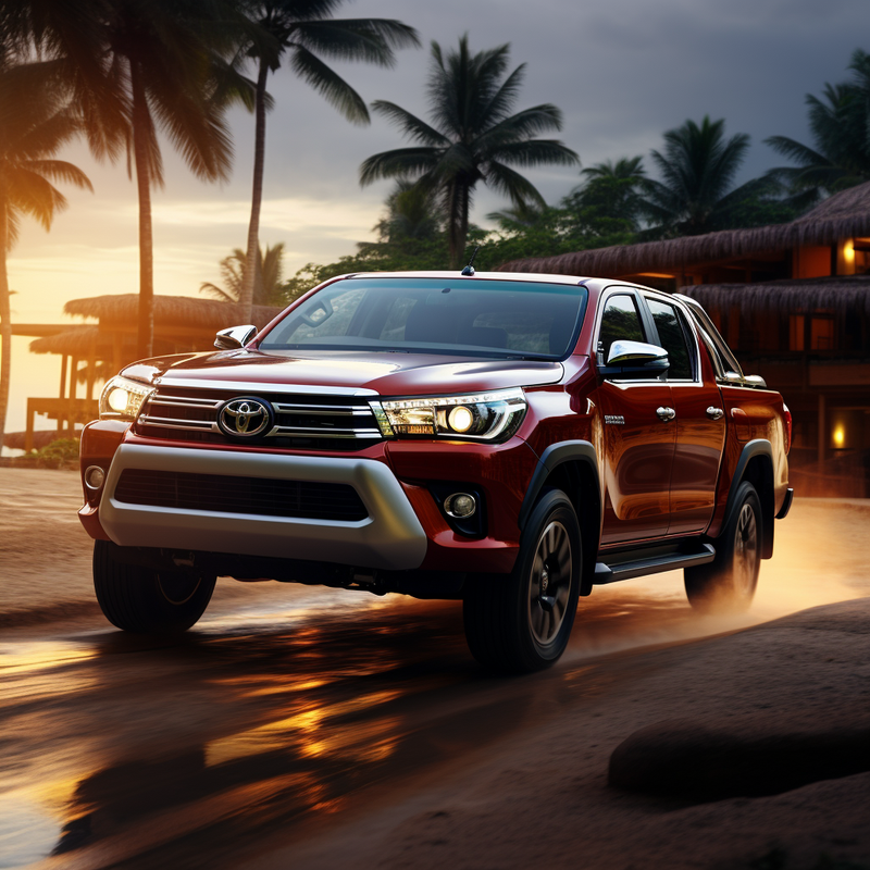 Maßgeschneiderte Fußmatten für Toyota Hilux Double Cab (2016-2023)