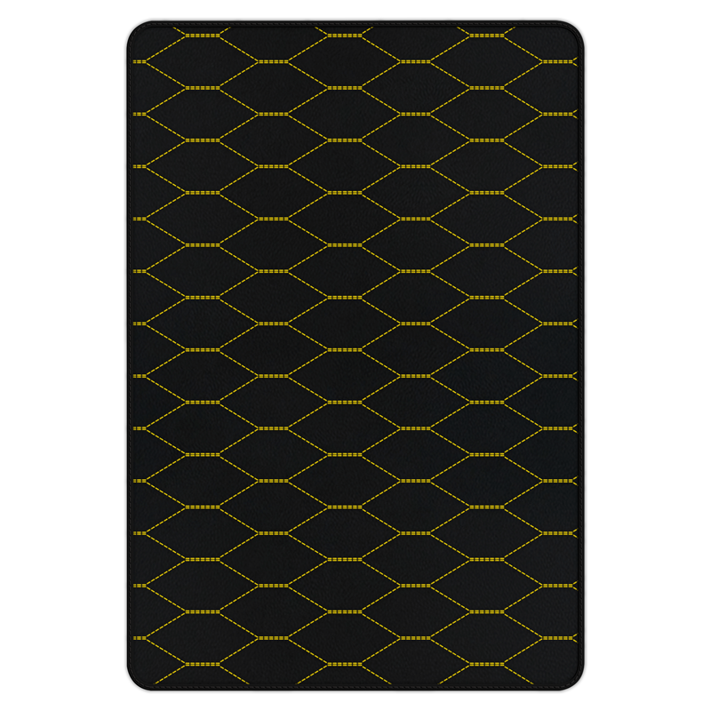 Anpassbare Kofferraum-Fußmatten aus Leder mit Viper-Hex-Muster für Ferrari 458 Speciale (2012-2015)