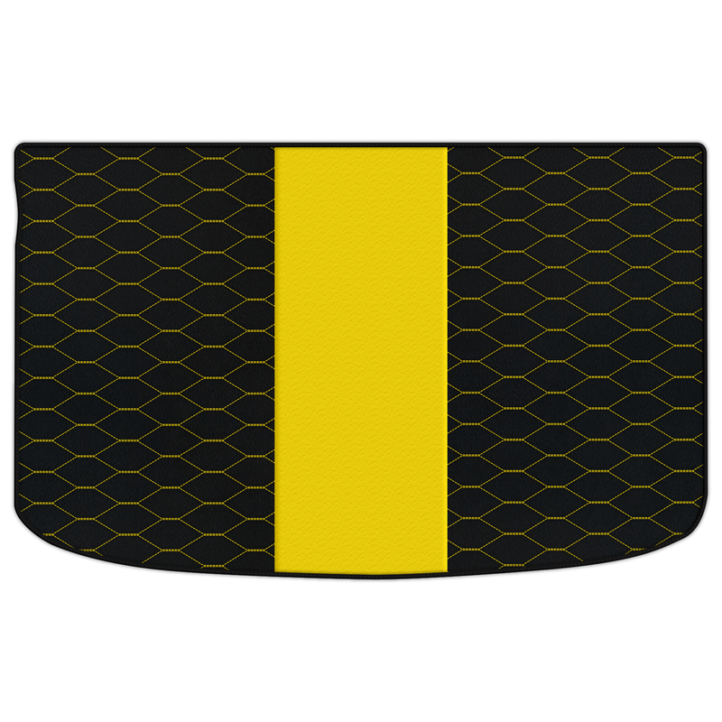 Anpassbare Leder-Kofferraummatten mit Viper-Hex-Muster für Audi A1 - 5-türiger Schrägheck (2010-2018)