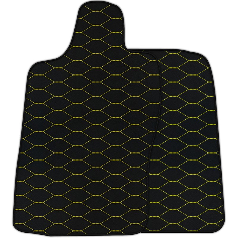 Customizable Leather Floor Mats with Viper Hex Pattern for Aston Martin DB11 (2016–2023)