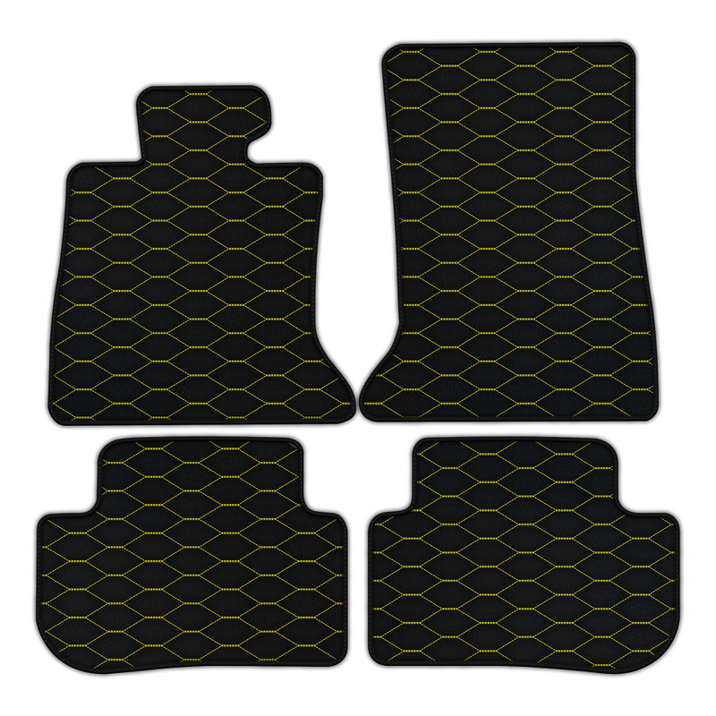 Tapis de voiture en cuir personnalisables avec motif Viper Hex pour Rolls Royce Dawn (2016-2023)