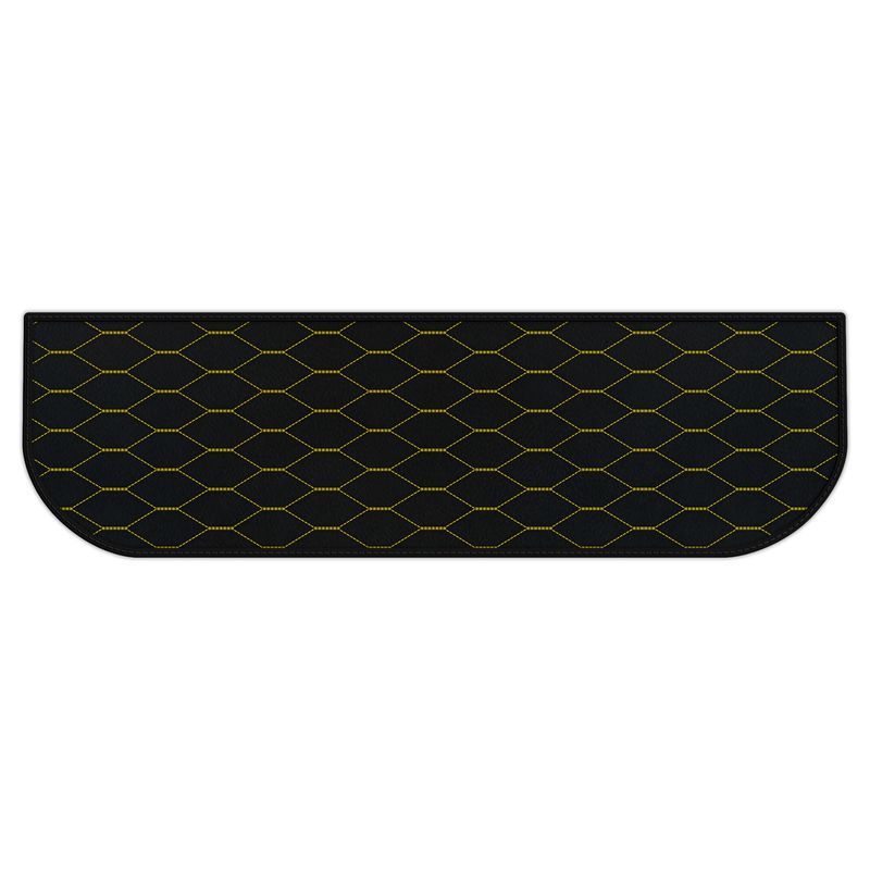 Customizable Leather Trunk Floor Mats with Viper Hex Pattern for Ferrari 328 GTB (1985-1989)
