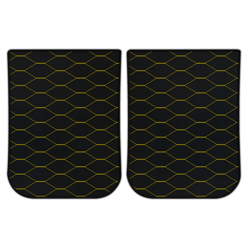 Customizable Leather Floor Mats with Viper Hex Pattern for Ferrari LaFerrari (2013-2018)