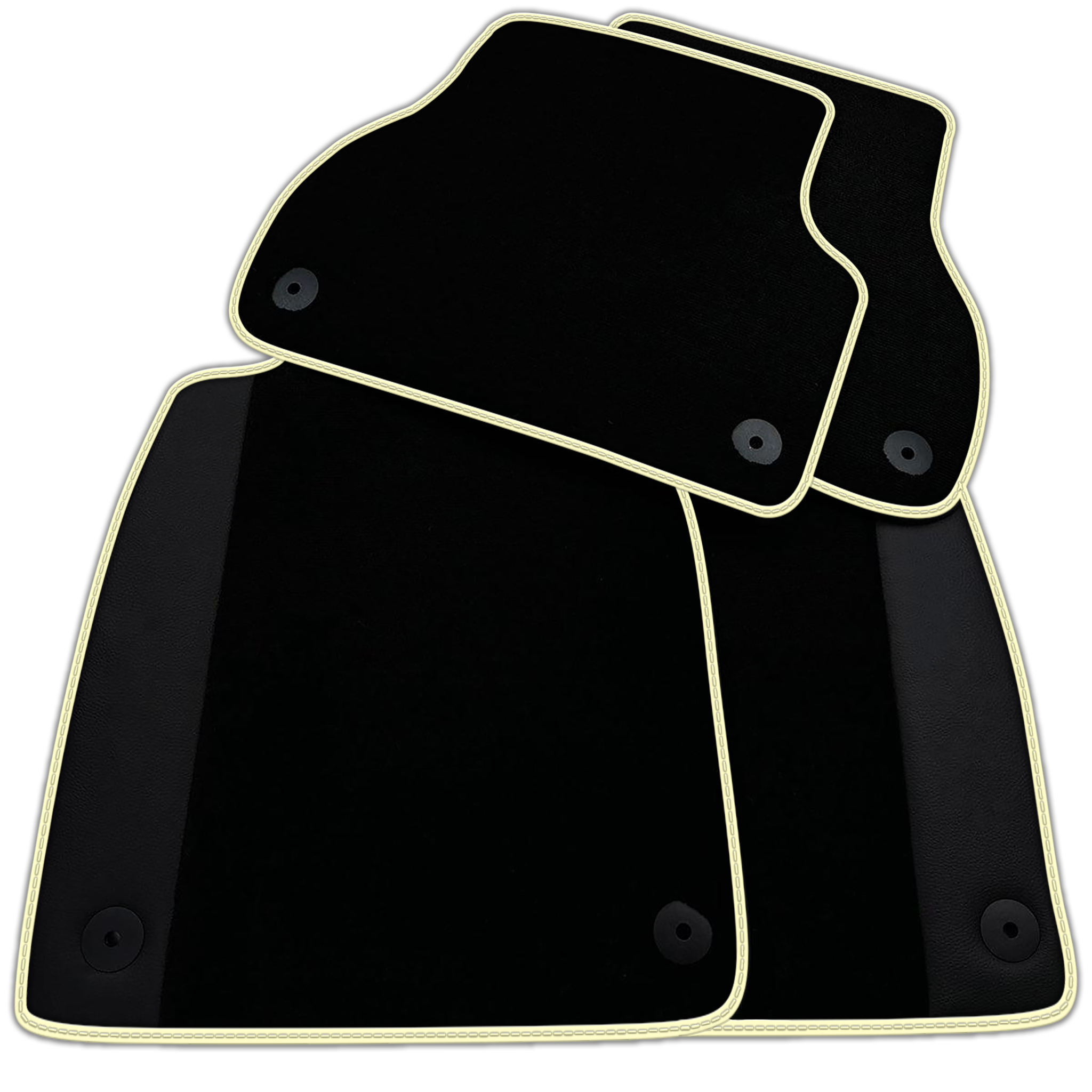 Customizable Black Floor Mats for Audi RS 4 Avant B5 (1999-2001)