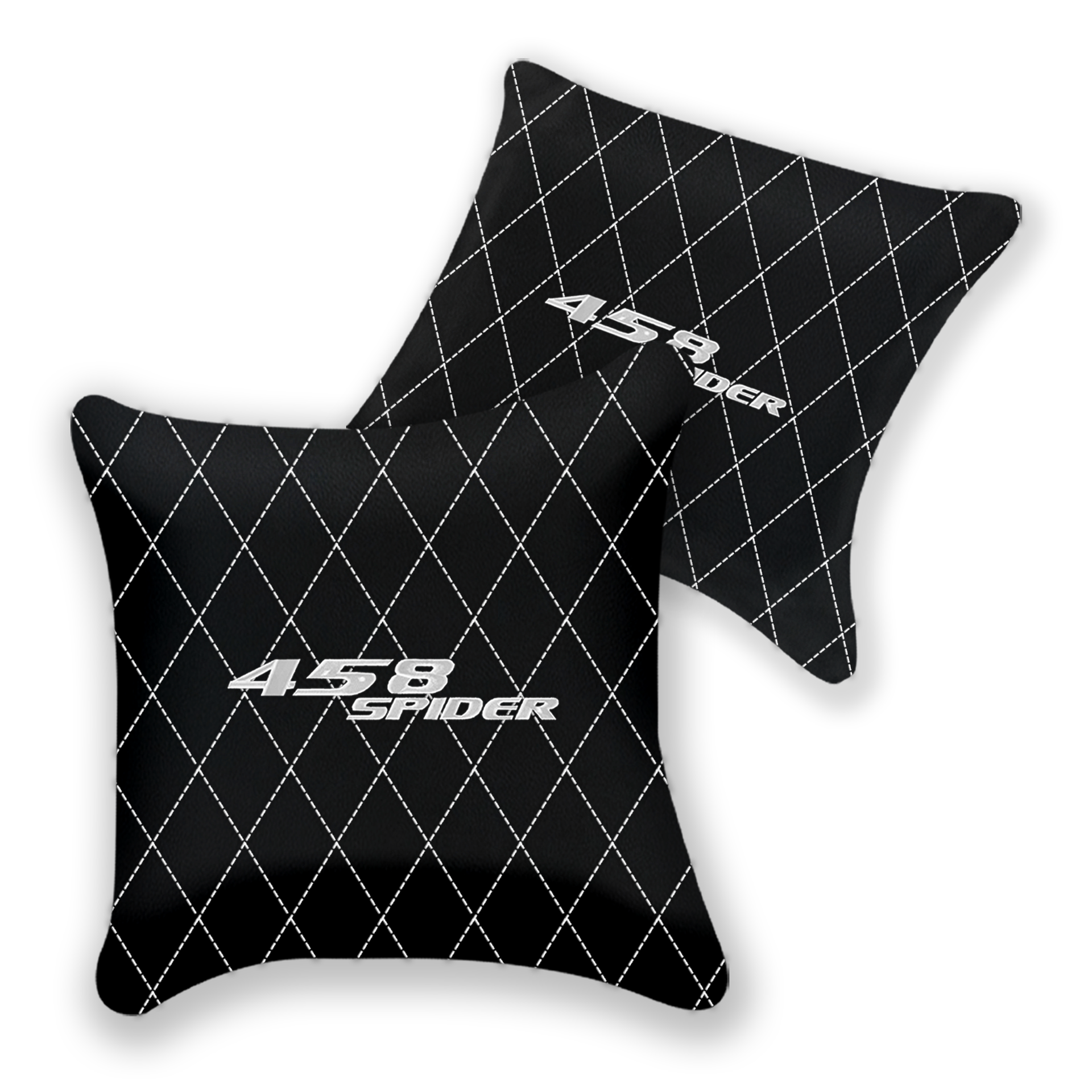 Custom Black Leather Pillows for Ferrari 458 Speciale (2012-2015)