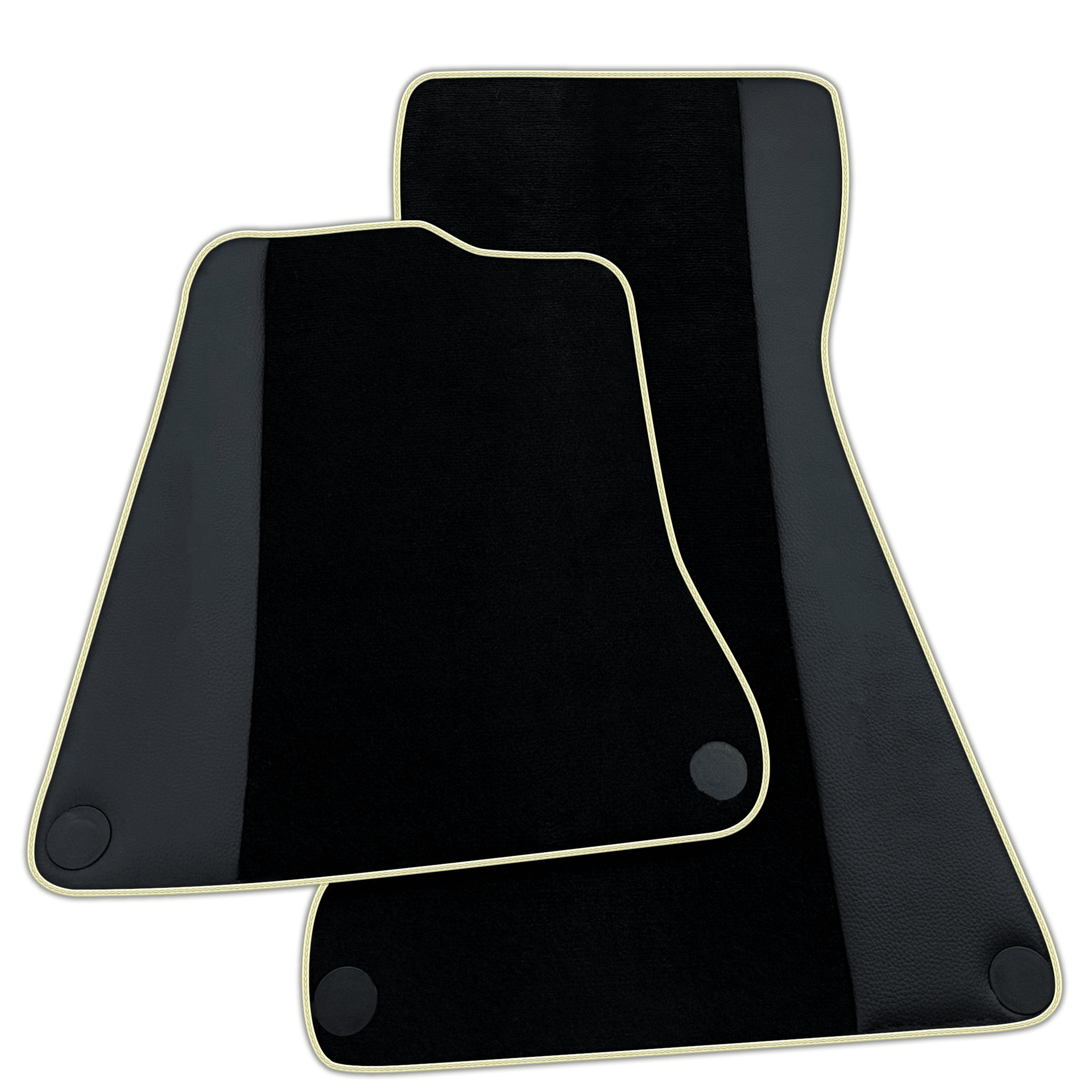 Black Floor Mats for McLaren 650S (2015-2018) with Leather