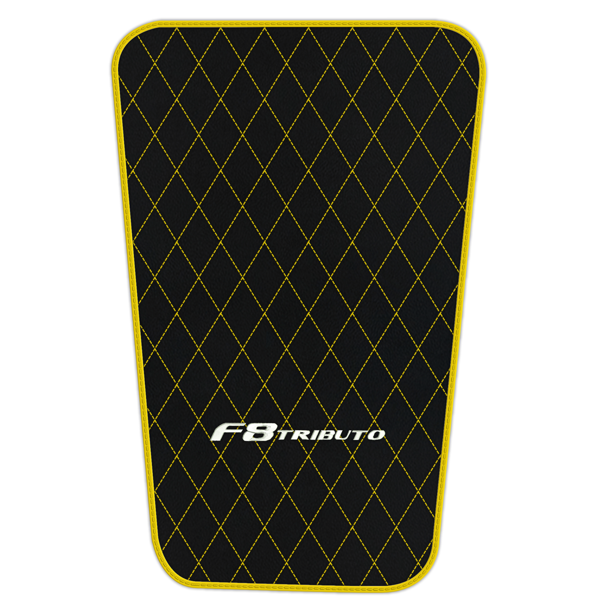 Premium Black Leather Floor Mats for Ferrari F8 Spider (2019-2023)