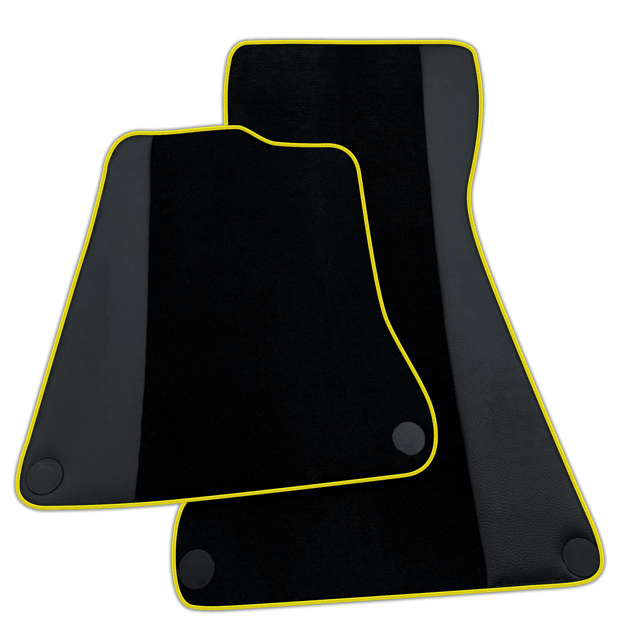 Black Floor Mats for McLaren 570S (2015-2021) with Leather