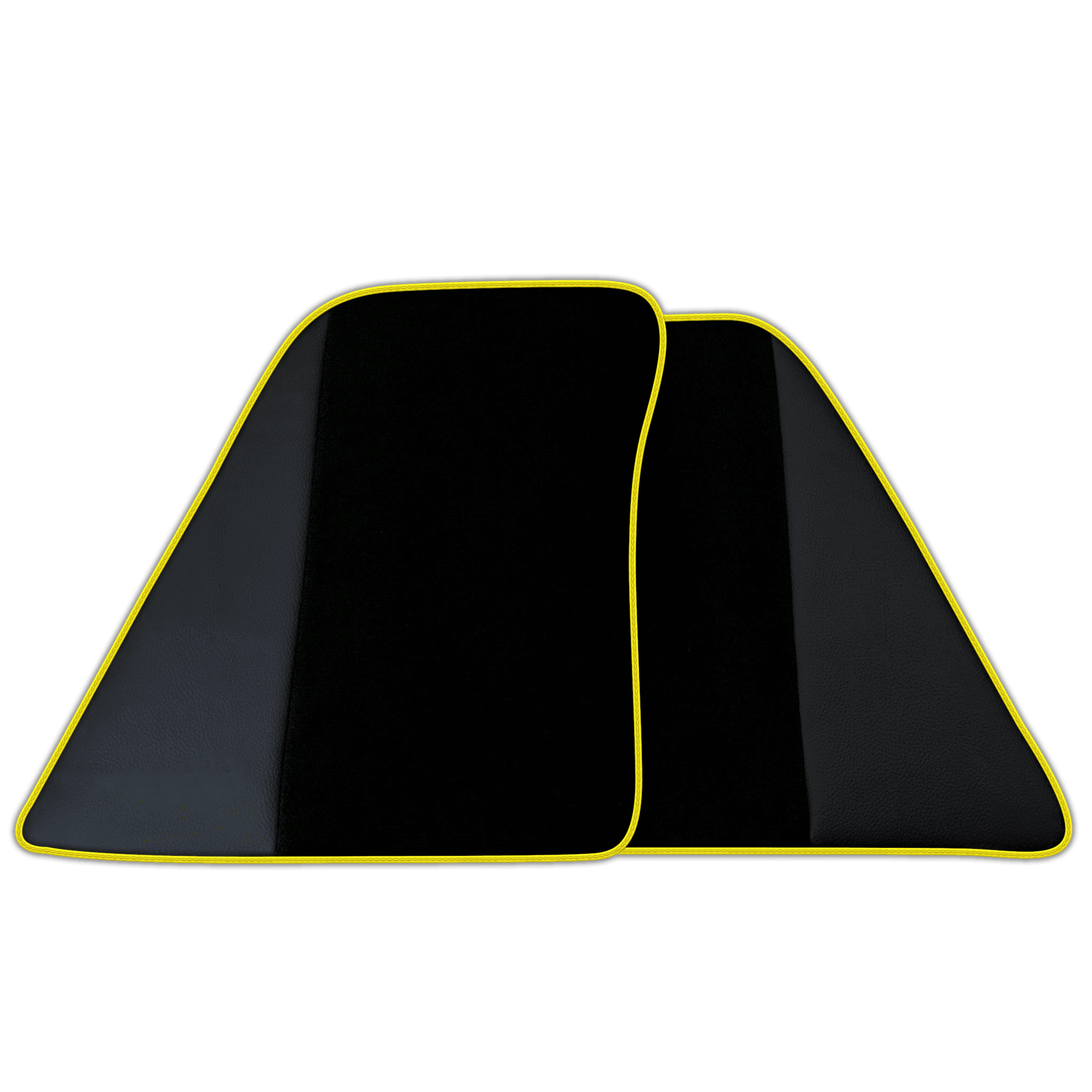 Black Floor Mats for Ferrari 296 GTS (2022-2025) with Leather | Various Trim Colors