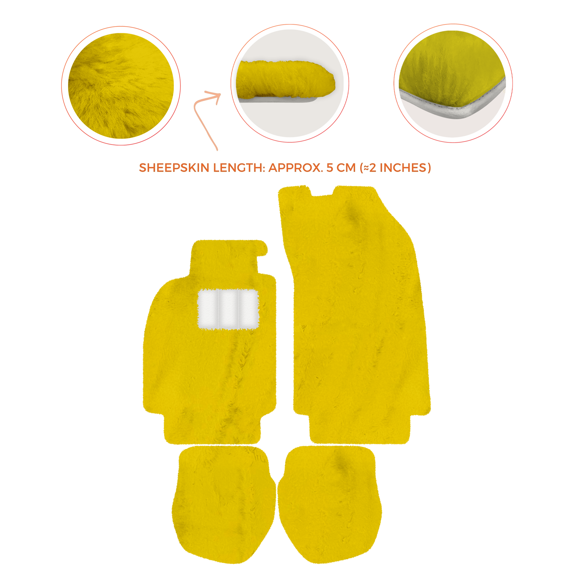 Light Blue Floor Mats for Porsche 964 (1989-1994) with Leather - AutoWin