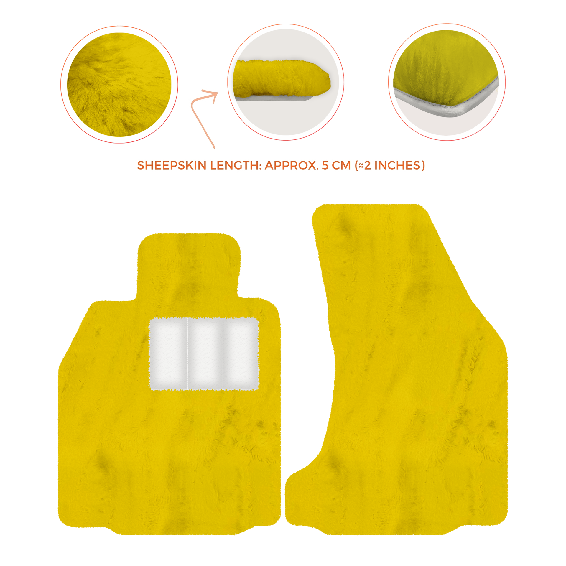 Premium Sheepskin Floor Mats for Porsche 718 Boxster (2016-2023)