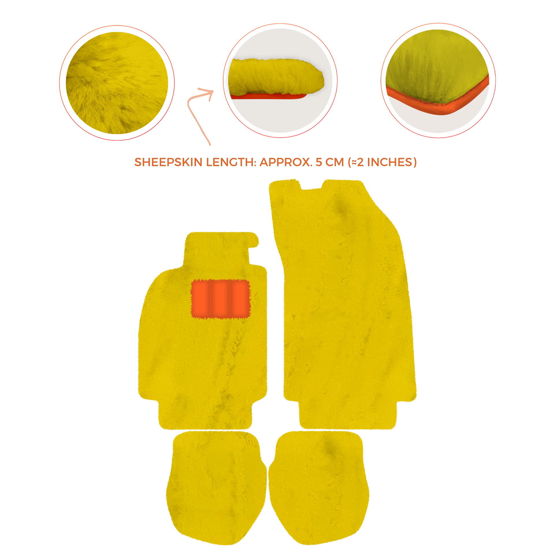 Light Blue Floor Mats for Porsche 964 (1989-1994) with Leather - AutoWin