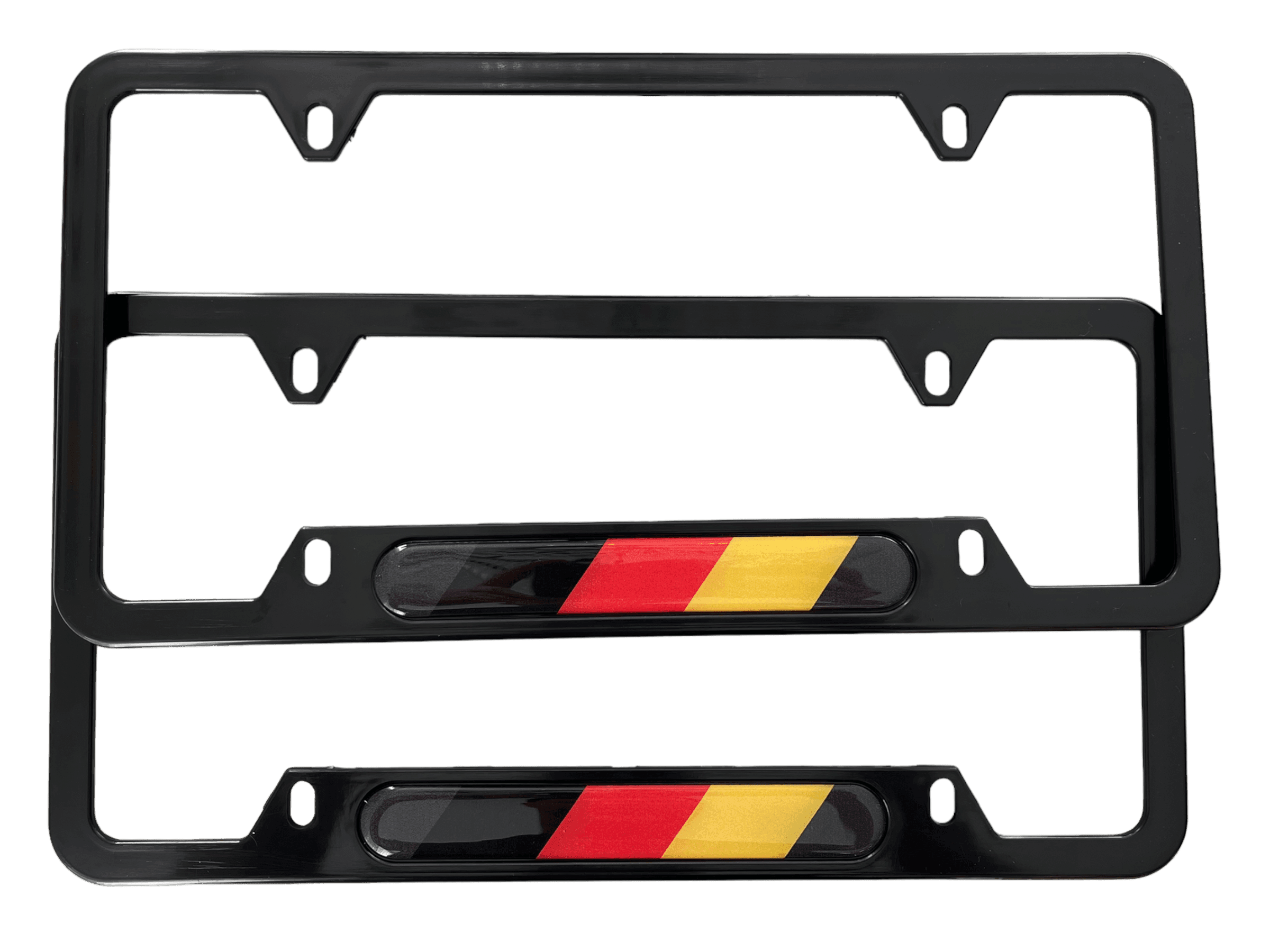 Autowin Number Plate Holder USA Standard Size Germany Flag - AutoWin