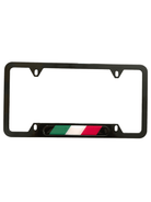 Autowin Number Plate Holder USA Standard Size Italy Flag - AutoWin