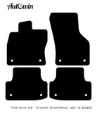 Beige Floor Mats for Audi A3 - 5-door Sportback (2013-2020) | ER56 Design - AutoWin