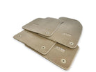 Beige Floor Mats for Audi Q4 E-tron (2021-2024) | ER56 Design - AutoWin