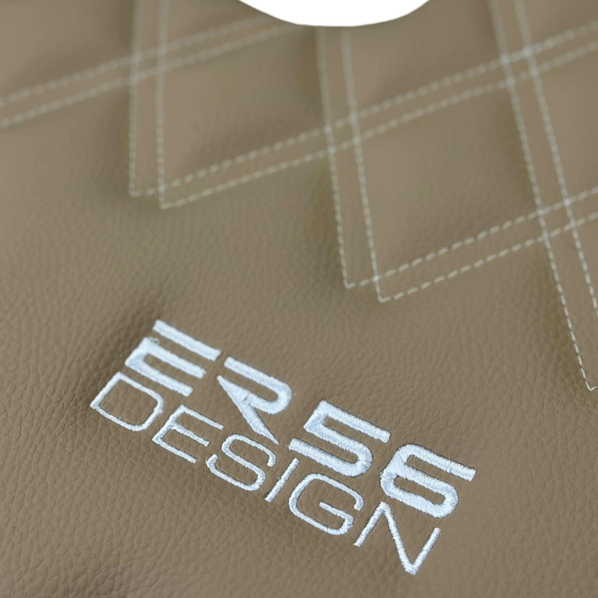 Beige Floor Mats for Bentley Continental GT (2011–2018) with Leather | ER56 Design - AutoWin