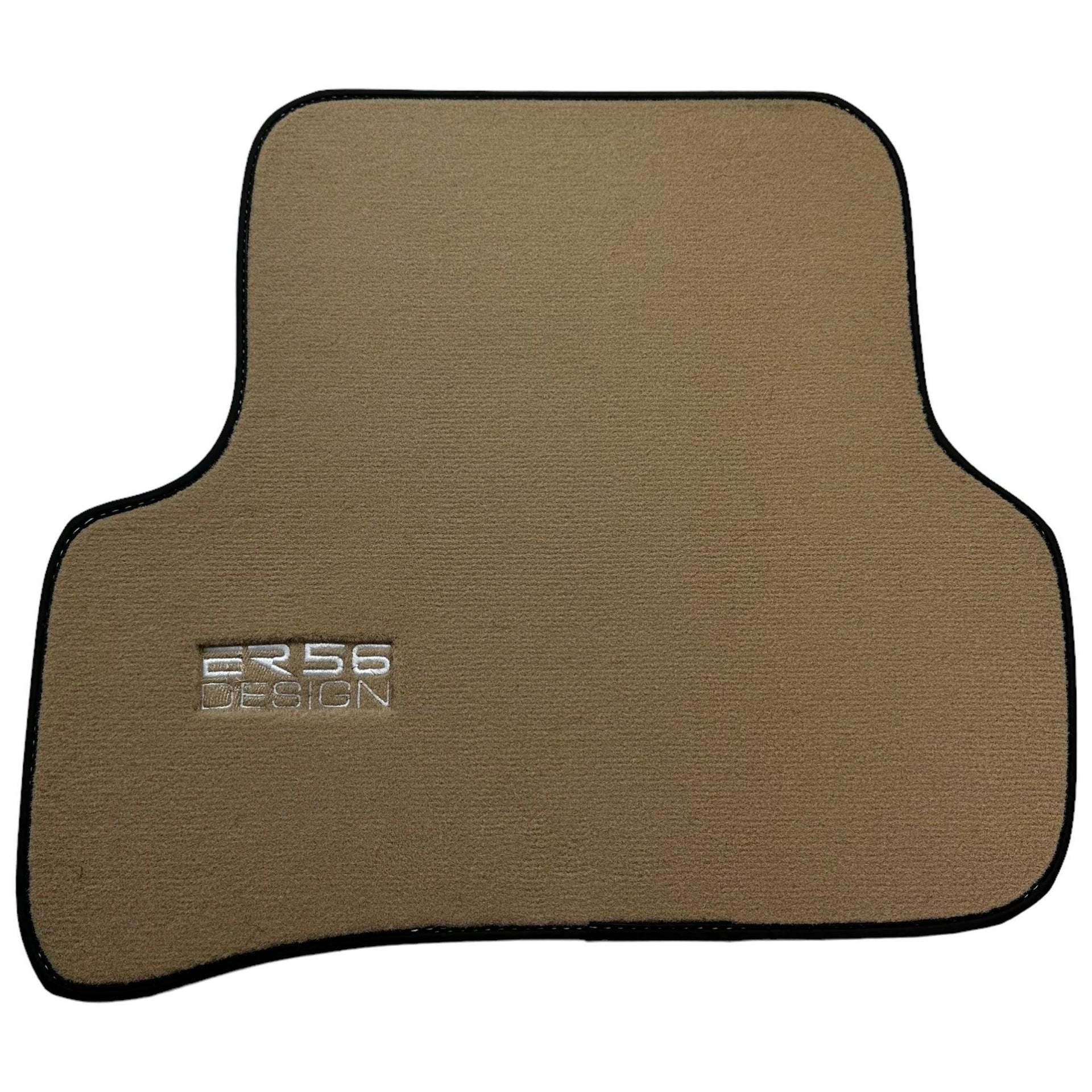 Beige Floor Mats For Mercedes-Benz C-Class W204 (2007-2014) - AutoWin