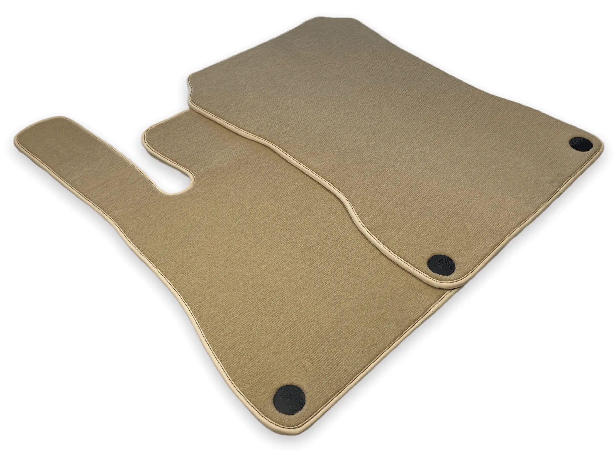 Beige Floor Mats For Mercedes-Benz SLK R172 (2011-2023) - AutoWin