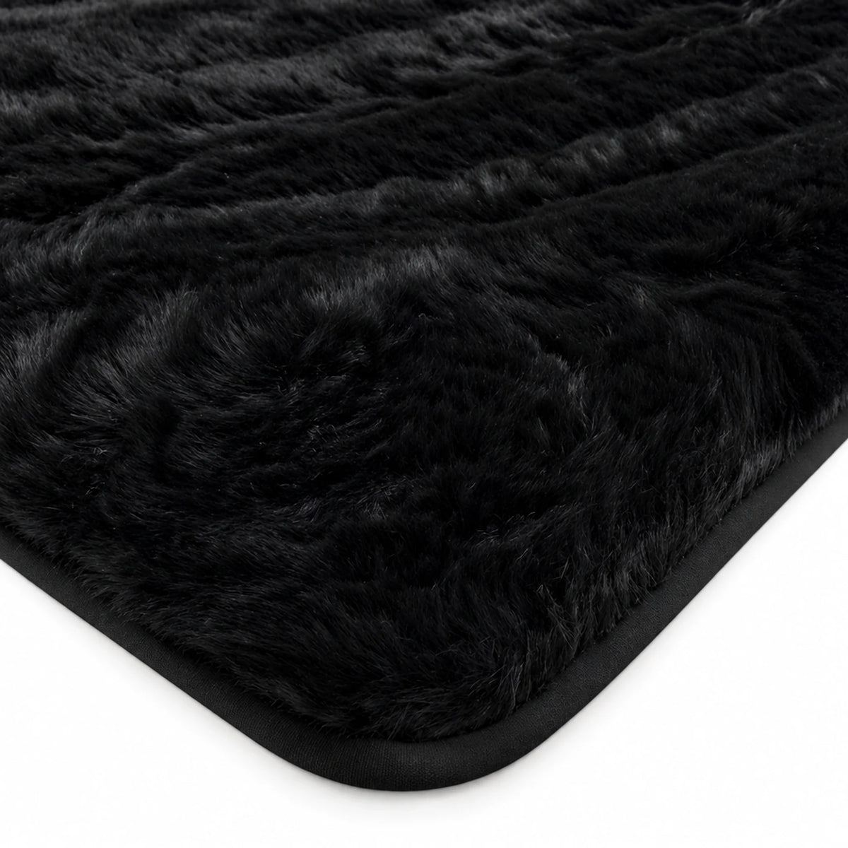 Customizable Black Sheepskin Trunk Floor Mat for Bentley Continental GT (2003–2011)