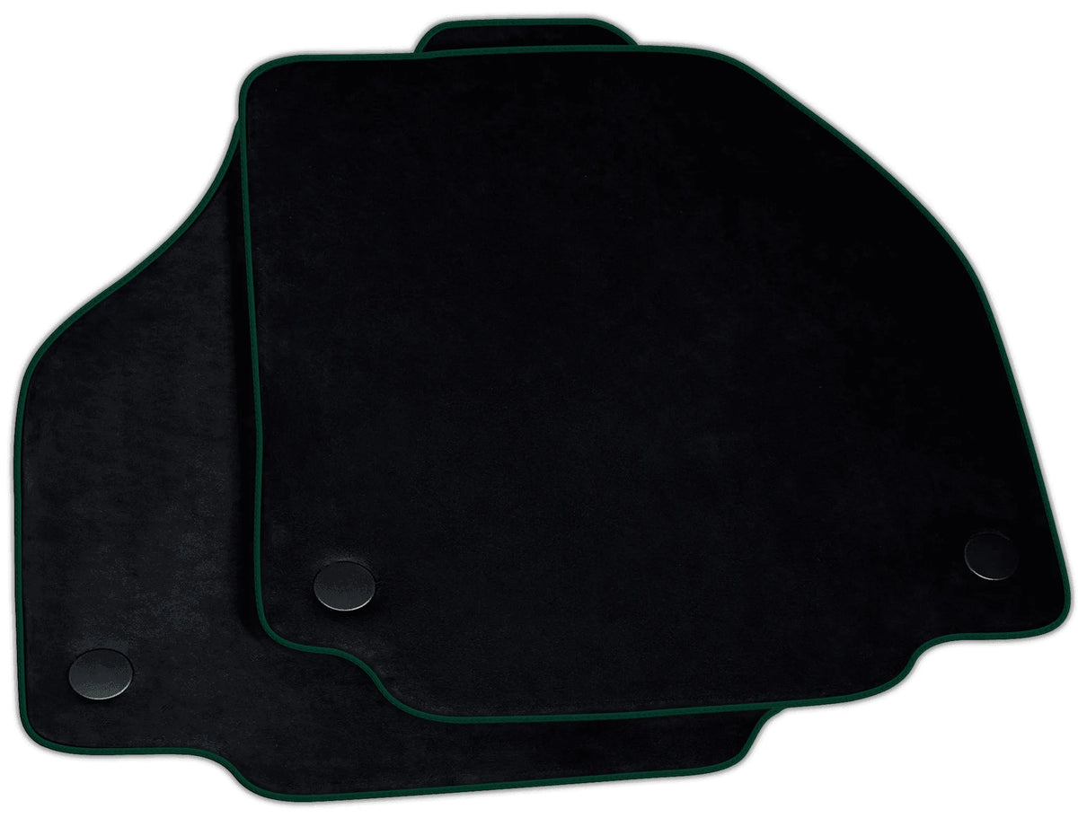 Black Alcantara Floor Mats for Ferrari 458 Italia (2009-2015) | Various Trim Colors
