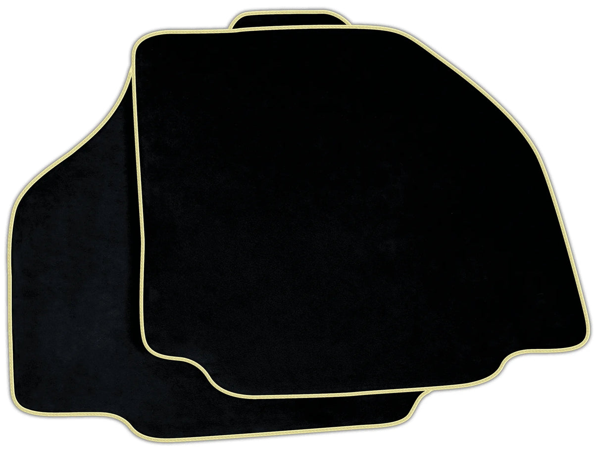Black Alcantara Floor Mats for Ferrari 488 Pista Spider | Various Trim Colors