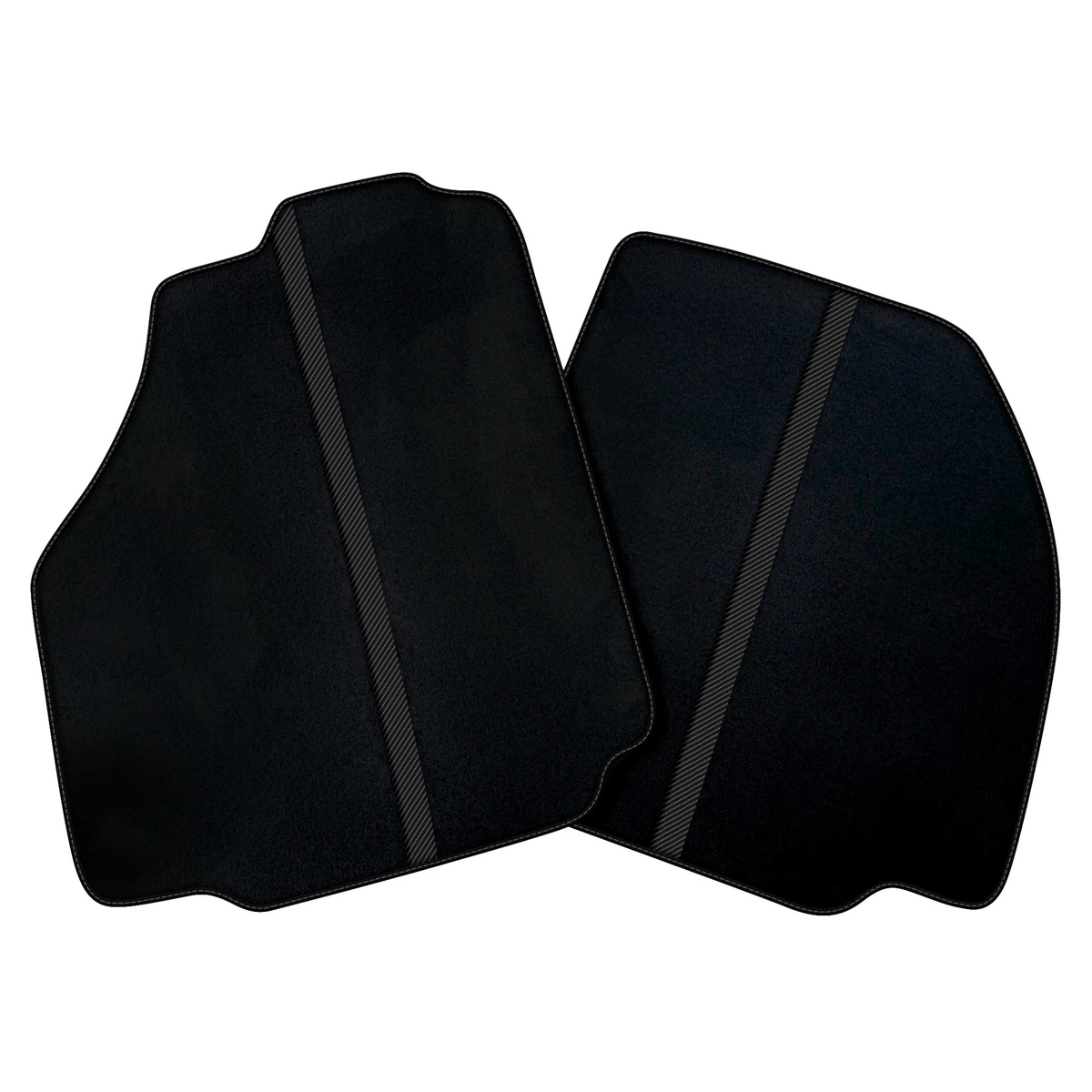 Black Car Floor Mats with Leather Line for Ferrari 458 Italia (2009-2015) | Various Colors