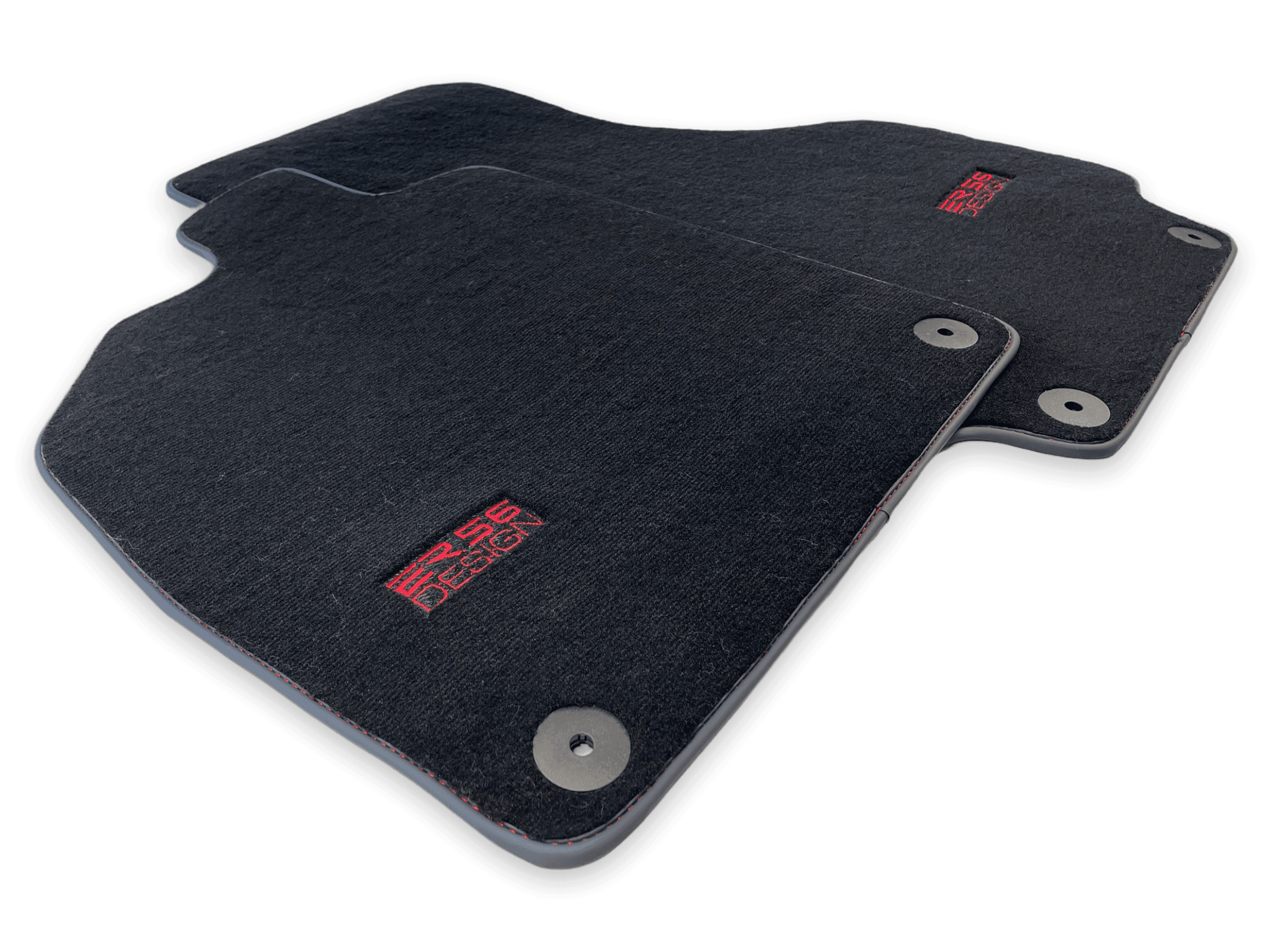 Black Floor Mats For Audi R8 2015-2023 ER56 Design - AutoWin